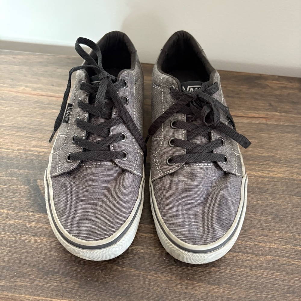 Vans Off The Wall Men's Gray Canvas Sneakers